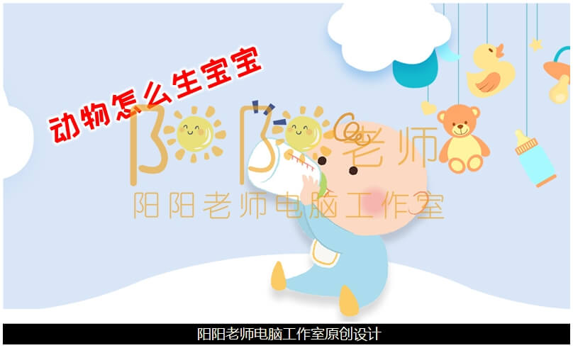 中班科学《动物怎么生宝宝》PPT课件+教案